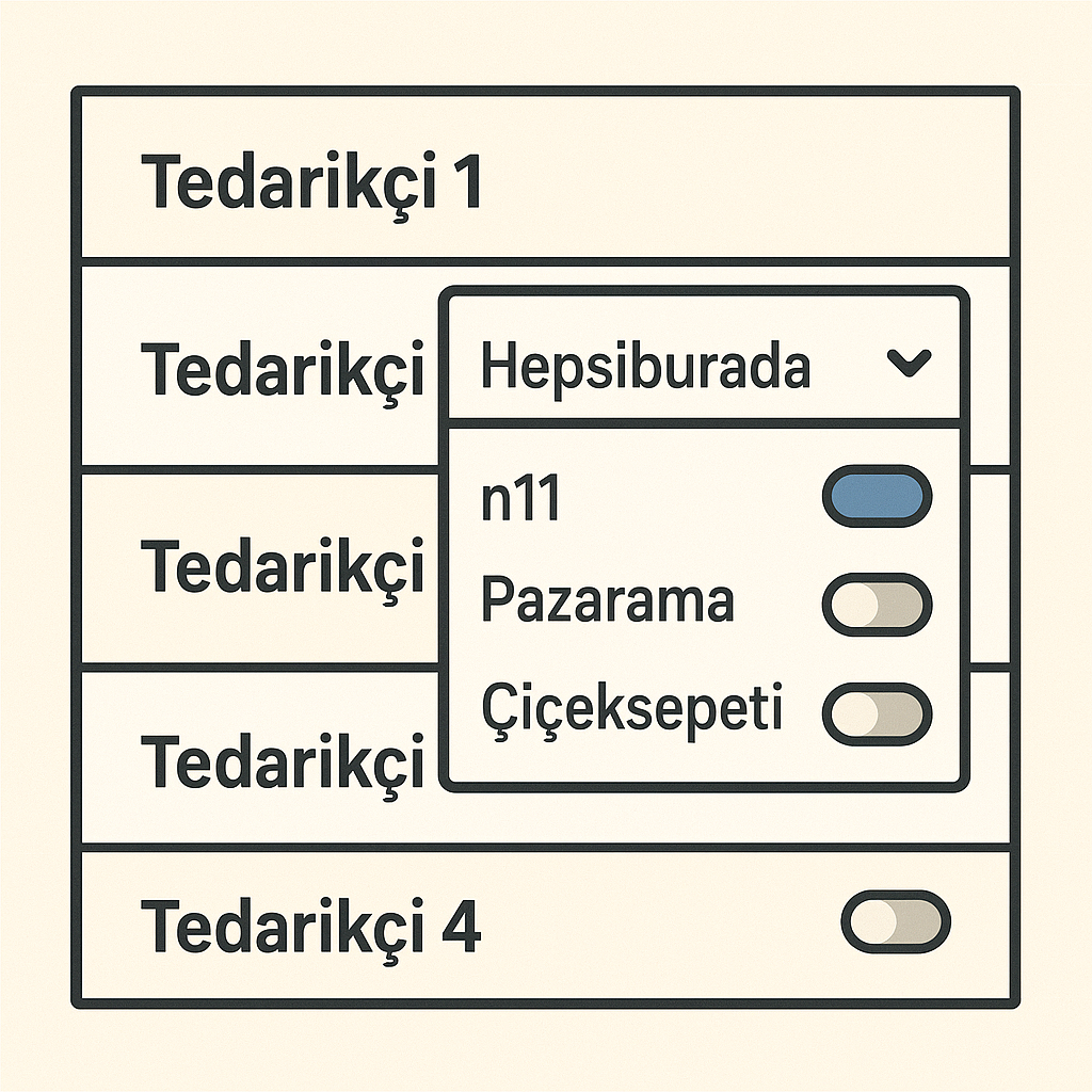Tedarikçi Bazlı Yönetim